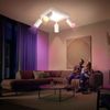 ZMH LED Deckenlampe 4 Flammig Deckenstrahler - Deckenleuchte Weiß 3000k 20W Deckenspot GU10 Modern Eckig Küchenlampe Schwenkbar 350° für Wohnzimmer Schlafzimmer Büro Bild 4
