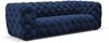 Sofa Designersofa NATALIE 3-Sitzer in Stoff Riviera Blau Bild 2