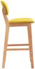 vidaXL 2-er Set Barhocker, Stoff Senfgelb, [289374] Bild 4
