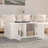 vidaXL Couchtisch Hochglanz-Weiß 80x50x36 cm Holzwerkstoff 816514 Bild 3
