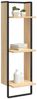 vidaXL Wandregal 3 Fächer Sonoma-Eiche 30x25x100 cm Holzwerkstoff 836304 Bild 3