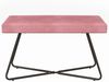 vidaXL Bank Uni Rosa 80 x 40 x 45 cm Samt 42038333 Bild 5