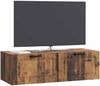 vidaXL Wandmontierter TV-Schrank Altholz 98 x 41 x 30 cm Holzwerkstoff 899383 Bild 3
