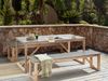 Gartenbank NOTTERI 180 cm Beton Grau Bild 3