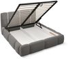 Polsterbett Schlafzimmerbett SPRINGS 200x200cm in Stoff Lambi Grau Bild 5