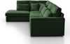 Beautysofa Ecksofa mit dekorativen Kissen PARMA, im modernes Design, klassische Polsterecke inklusive Wellenfedern Bild 3