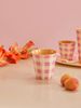 rice Becher Rice Melamin Becher Medium Pink mit Streifen Muster, 1-tlg, Melamin Bild 2