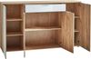 Sideboard 'GW-TELDE', Hochglanz Weiß/ Navarra Eiche, ca. 180 x 105 x 40 cm Bild 4