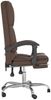 vidaXL Bürostuhl mit Massagefunktion Braun Kunstleder, Drehbar [349678] Bild 4