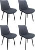 HELA Drehstuhl Vierfußstuhl BERGEN (Set, 4 St), Esszimmerstuhl, XL-Sitzbreite, 360° drehbar Bild 2