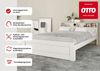 OTTO home Massivholzbett FLAVION, Jugendbett, Stauraum, FSC® zertifizierte Kiefer (Breite: 90, 140, 180), Qualitätsprodukt, Regal, Kassettenoptik, Schublade optional Bild 4