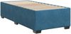 vidaXL Boxspringbett mit Matratze Dunkelblau 90x200 cm Samt 3286220 Bild 5