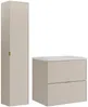 Vente-unique - ONDIL Bathroom furniture set Holz, Platte Beige - B 45 cm x H 60 cm x L 60 cm Bild 2