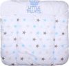 Wickelauflage mit Applikation - Prince Star Blau - Wickeltischauflage Baby Auflage (70x70 cm) Bild 1