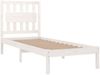 vidaXL Massivholzbett Weiß Kiefer 90x190 cm 3FT Single [3103899] Bild 4
