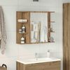 vidaXL Bad-Spiegelschrank Artisan-Eiche 80x20,5x64cm Holzwerkstoff 856037 Bild 3