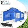 COBIZI Faltpavillon 3x6m Wasserdicht Stabil Partyzelt mit 6 Seitenwänden Bild 5