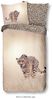good morning Renforcé Bettwäsche 3 teilig Bettbezug 200x200 cm Kopfkissenbezug 80x80 cm Cheetah 6953.02.13 Sand Bild 2