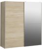 Schwebetürenschrank >Vrillisia< in Sonoma-Eiche - 170,3x190,5x61,2cm (BxHxT) Bild 5