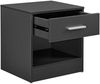 Nachttisch mit Schublade Jette 36,5x38x29,5 cm Grau [en. casa] Bild 3