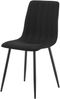 en. casa Esszimmerstuhl Elsern 4er Set, Schwarz, 89x43x52 cm Bild 2