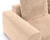 Wohnlandschaft Gomera Lounge U Form aus Samtstoff - Samtstoff - beige - Links Bild 5