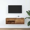 vidaXL TV-Schrank Altholz-Optik 80x31x25,5 cm Holzwerkstoff 861522 Bild 3