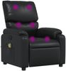 vidaXL Massagesessel Schwarz Kunstleder 373441 Bild 2