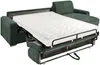 Vente-unique - CALITO Sofa SamtStoff Grün - B 223 cm152 cm x H 85 cm x L 298 cm Bild 4