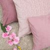 Kissen Deko von LYSEL® - rosa Asilah 48x48 Polyacetylen Polyester Baumwolle kissenbezug Dekokissen Bild 3