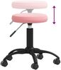 vidaXL Massagehocker Samt Rosa 3085743 Bild 4