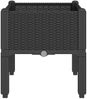 vidaXL Pflanzkasten mit Beinen Schwarz 40x40x42 cm PP 367888 Bild 5