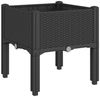 vidaXL Pflanzkasten mit Beinen Schwarz 40x40x42 cm PP 367888 Bild 2