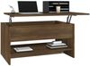 vidaXL Couchtisch Braun Eichen-Optik 80x50x40 cm Holzwerkstoff 819298 Bild 4