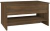 vidaXL Couchtisch Braun Eichen-Optik 80x50x40 cm Holzwerkstoff 819298 Bild 5