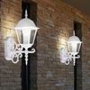 2er Set LED Wandlaternen, Aluminium weiß, H 44,5 cm, VT-761 Bild 3