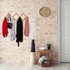 Relaxdays Ausziehbare Wandgarderobe aus Holz Bild 3