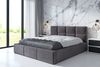 Polsterbett RADIC 180x200 mit Matratze, Bettkasten und Lattenrost. Farbe: Grau 16 Bild 2