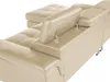 Ecksofa Leder MISHIMA - Taupe - Ecke Links Bild 4