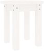 vidaXL Couchtisch Weiß Ø 35x35 cm Massivholz Kiefer 822338 Bild 2
