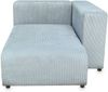 Sofa Suldal 3-Sitzer mit Longchair Cord Hellblau [en. casa] Bild 5