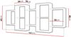 MIRJAN24 'Trio 001' Wandregal, Laminatplatte sonoma-eiche, 161 x 18 x 65 cm Bild 5