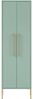 Schildmeyer Highboard Gloria 146637, Holzwerkstoff, Mint/Gold, 2 Türen Bild 3
