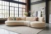 KAWOLA Big Sofa PADANA Stoff beige 86 x 166 x 410 cm Bild 5