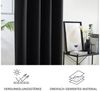 Deconovo Verdunkelungsvorhang Blickdichter Vorhang mit Ösen Gardinen Wohnzimmer 1 Stück, Verdunkelung Lärmschutz Thermogardine Dicke Vorhänge Kälteschutz Bild 2