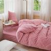 KEAYOO Bettwäsche TF, Polyester, 2 teilig, Flauschig warmes Teddy Plüsch warm für Winter Bild 3
