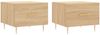 vidaXL Couchtische 2 Stk. Sonoma-Eiche 50x50x40 cm Holzwerkstoff 829371 Bild 2