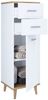 VCM Kommode & Sideboard Dalosa 918179 Weiß / Honig-Eiche H. 97 x B. 32 x T. 28 cm Bild 2