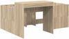 vidaXL Bett mit Tunnel 3 Stk. Artisian Eiche und Schwarz Holzwerkstoff 3423520 Bild 4