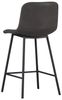 Bronx71 Barhocker Leder Mikky 65 - 78 cm anthrazit - 2er Set Bild 4